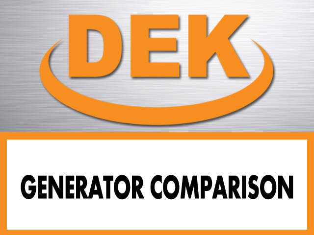 Dek 6500 Generator Parts Manual