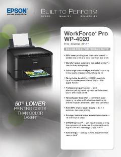 Epson wp-4020 mac software download