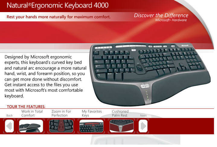 microsoft natural ergonomic keyboard 4000 mac